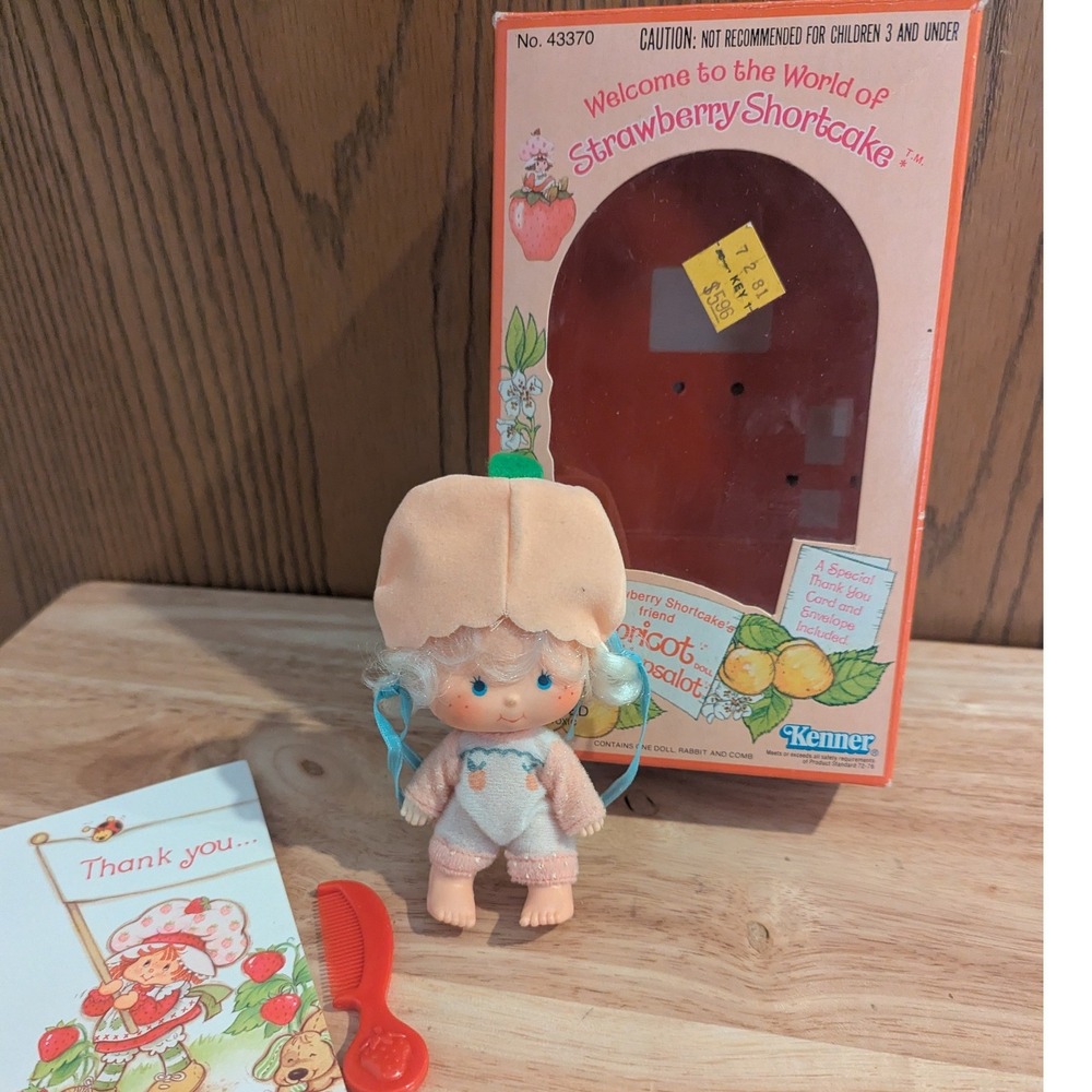 Vintage 1979 Kenner Strawberry Shortcake Apricot Doll w/ Box 43370